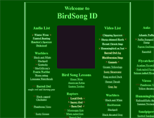 Tablet Screenshot of birdsongid.com